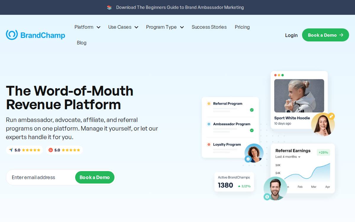 BrandChamp website preview