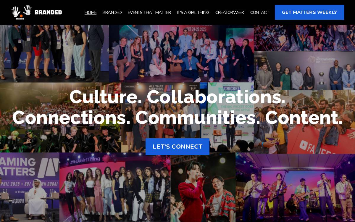 Branded website preview
