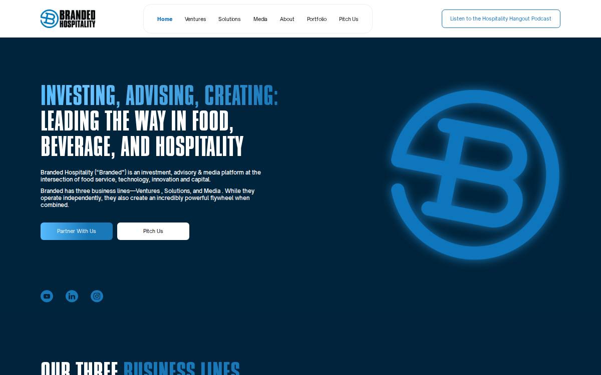 Branded Hospitality website preview