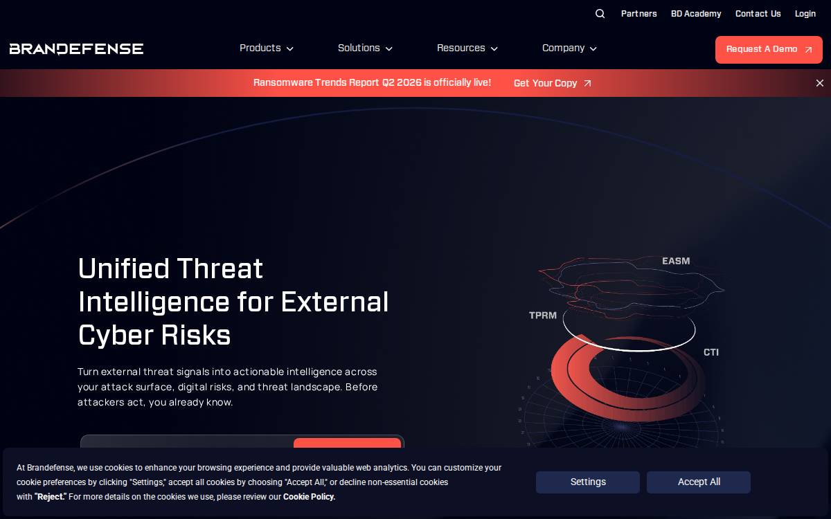 Brandefense website preview