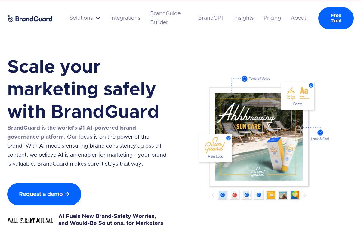 BrandGuard website preview