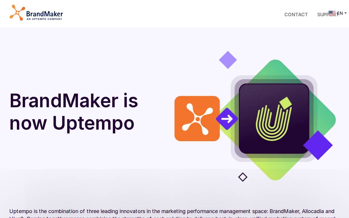 BrandMaker website preview