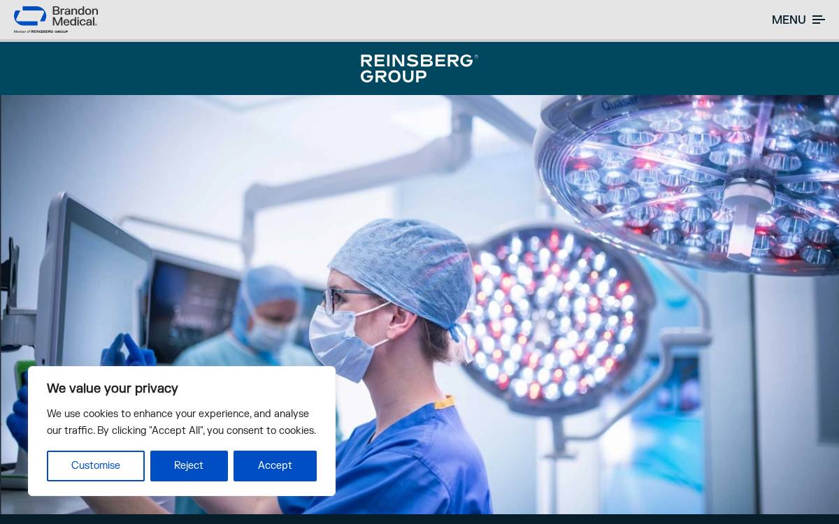 Brandon Medical website preview