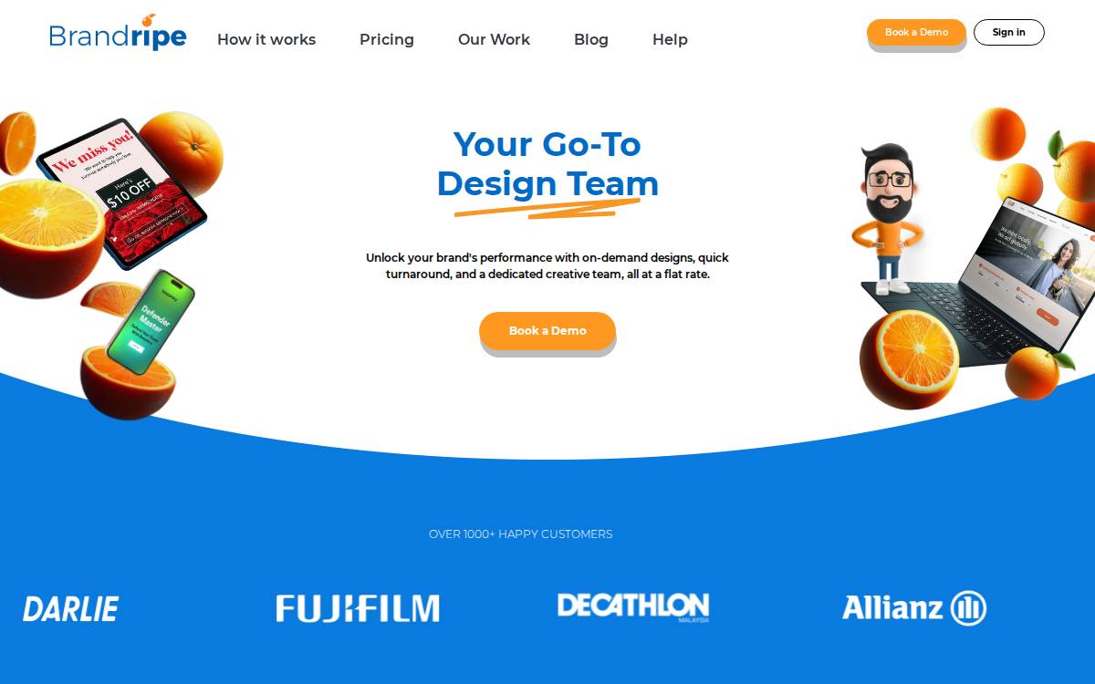 Brandripe website preview