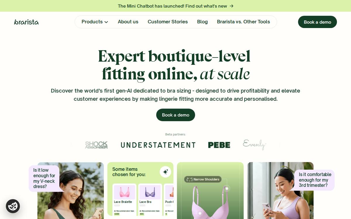 Brarista website preview