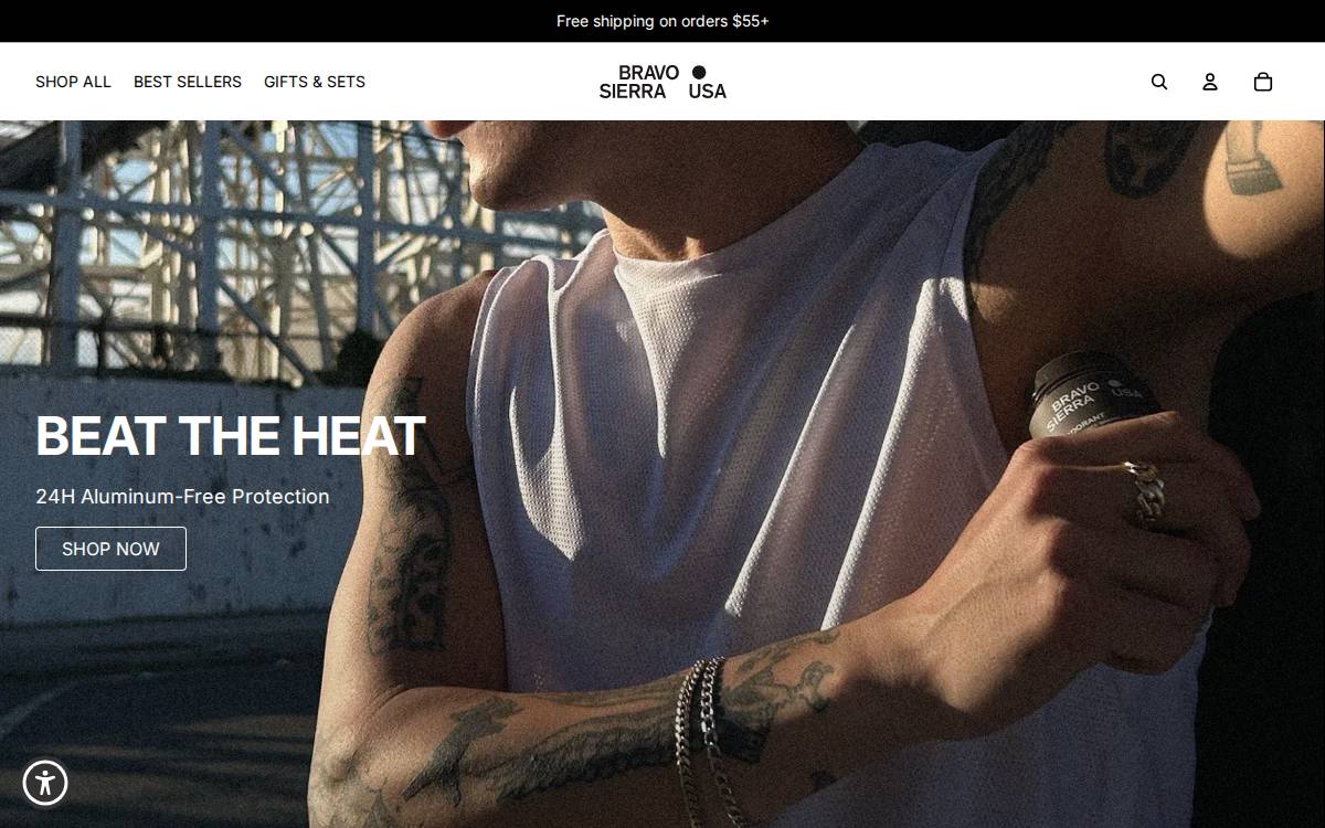 Bravo Sierra website preview