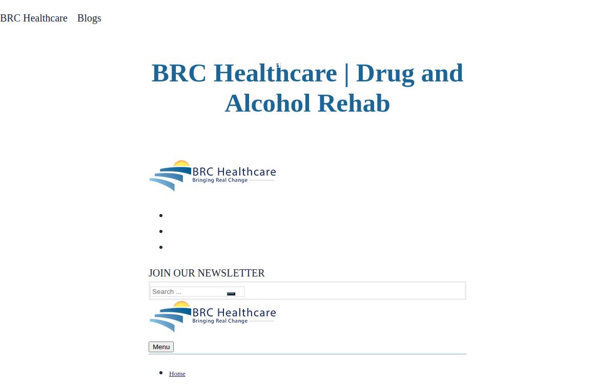 Brcrecovery website preview