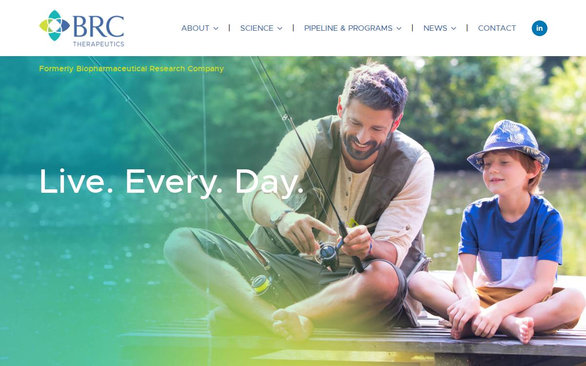 Brctherapeutics website preview