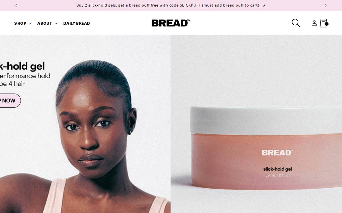 Bread Beauty website preview