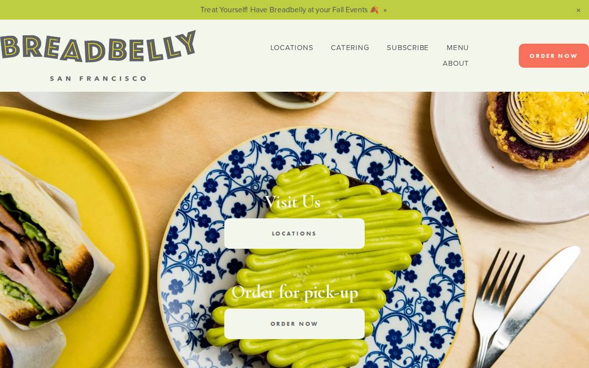 Breadbelly website preview