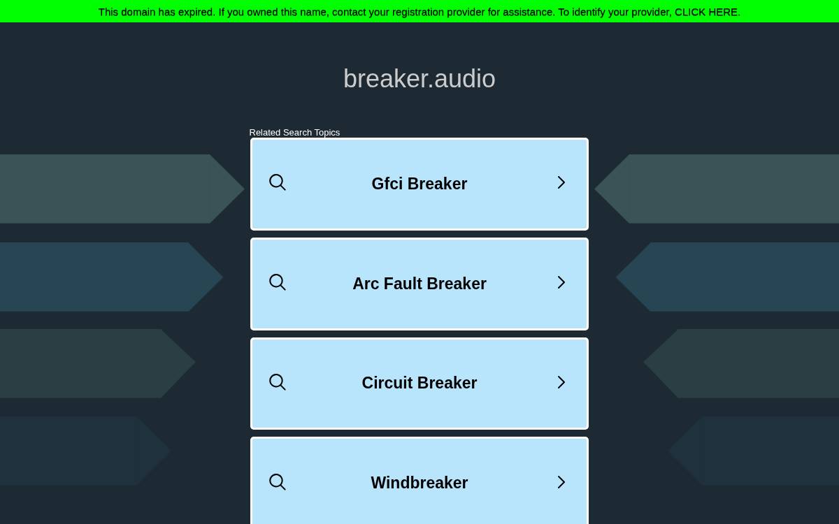 Breaker website preview