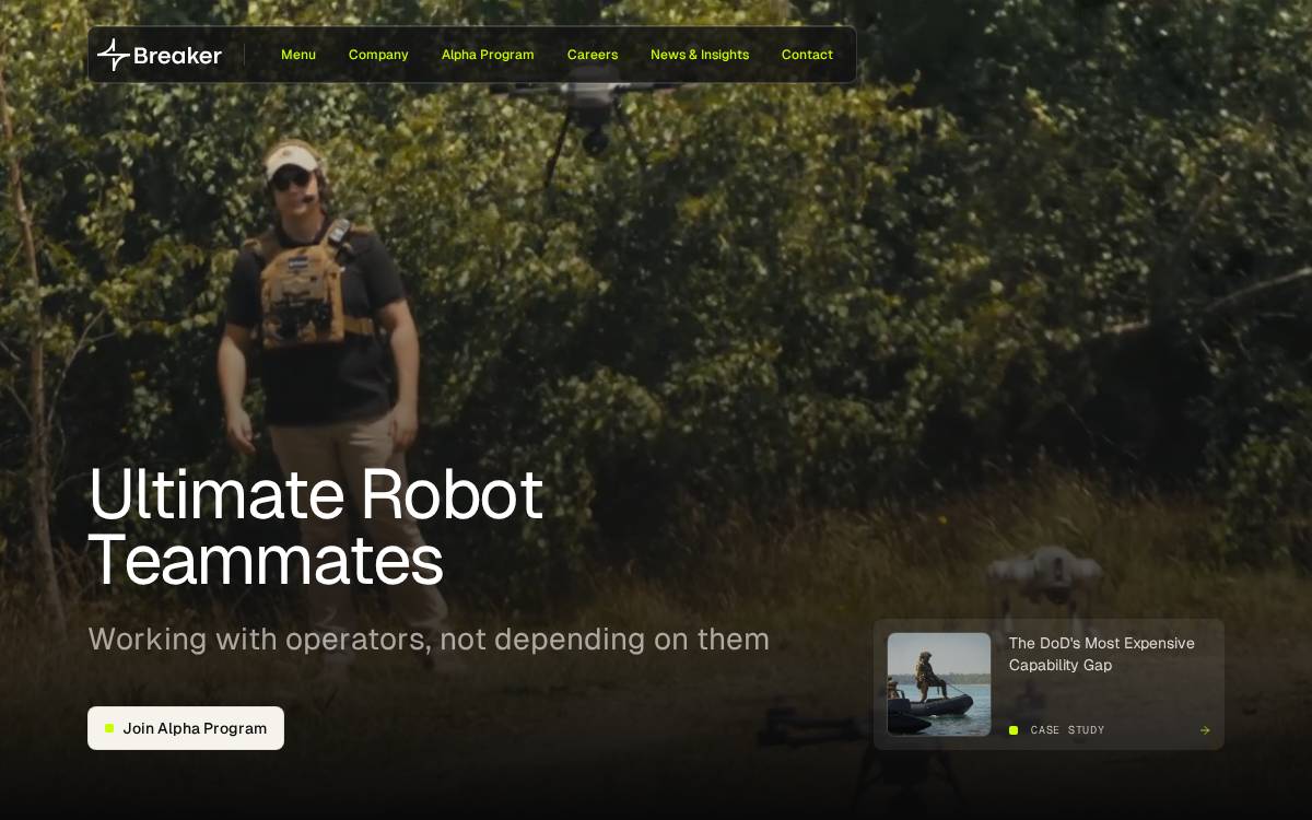 Breakerindustries website preview