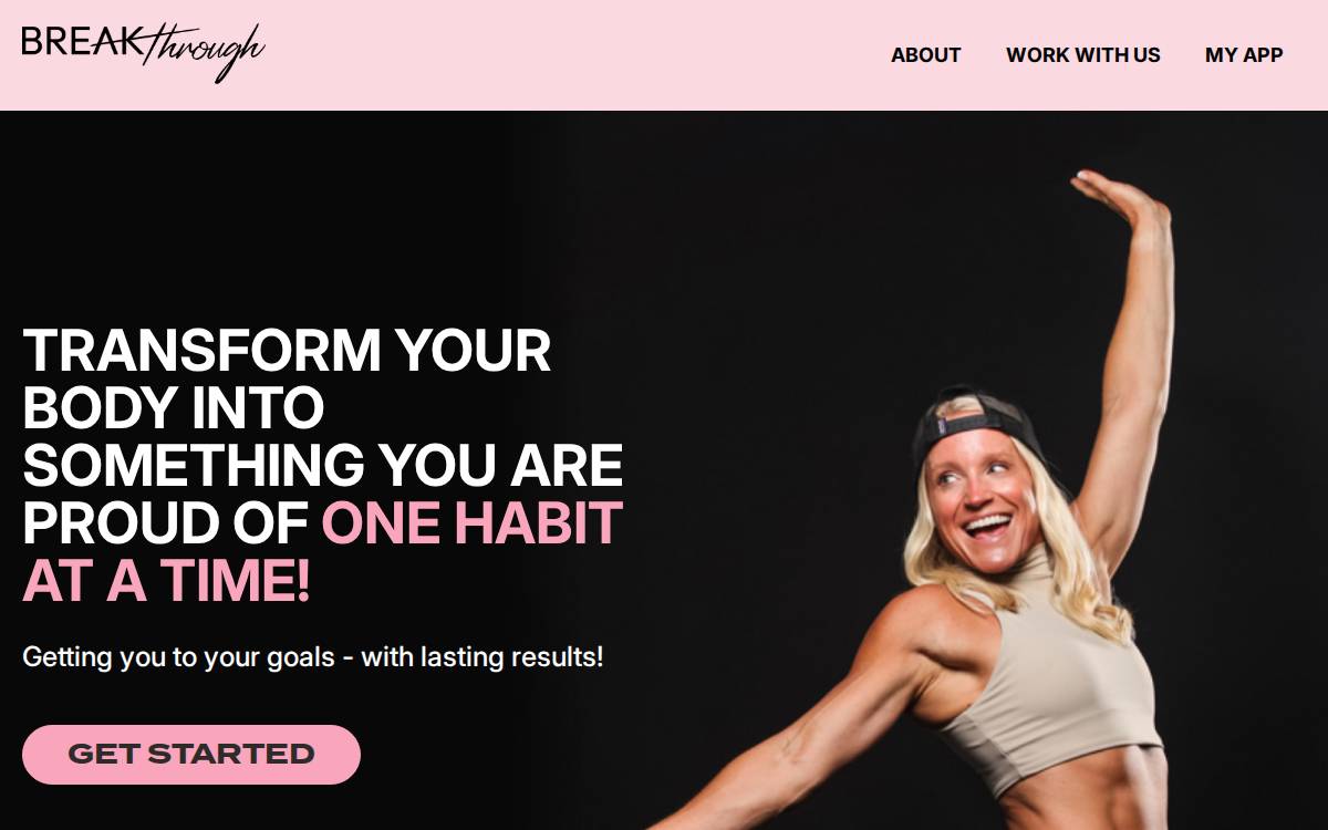 Breakthrough website preview
