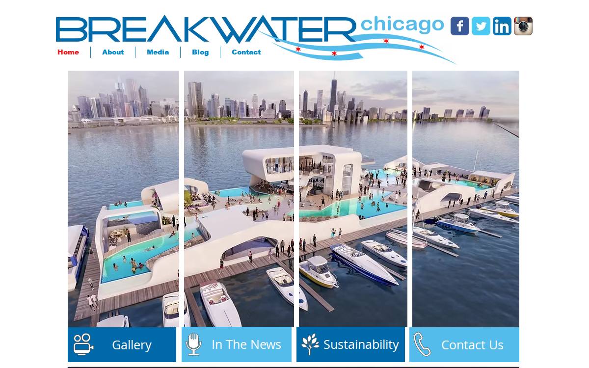 Breakwater Chicago website preview