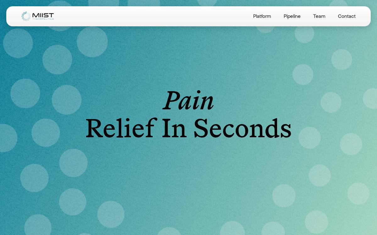 Breatheasy MIIST website preview