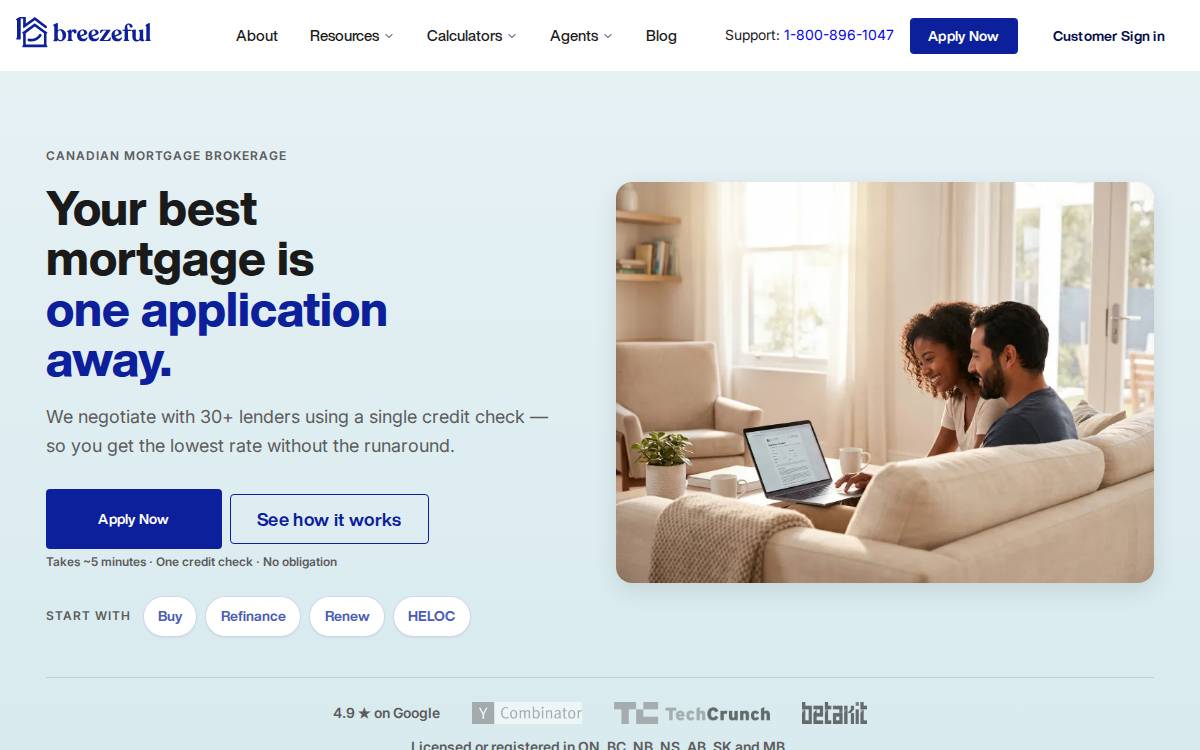 Breezeful website preview