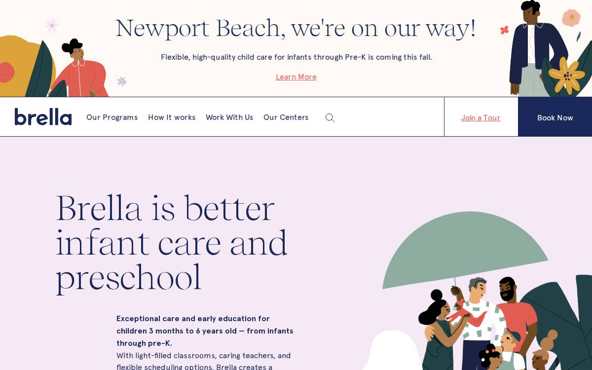 Brella website preview