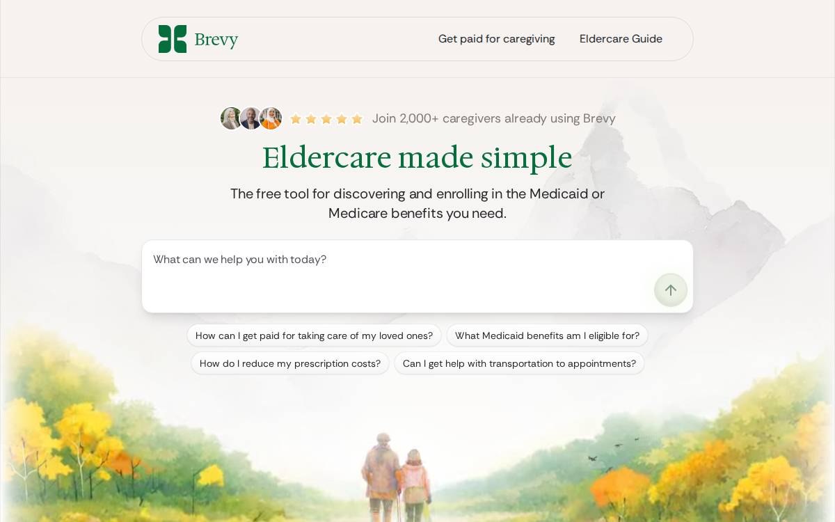 Brevy website preview