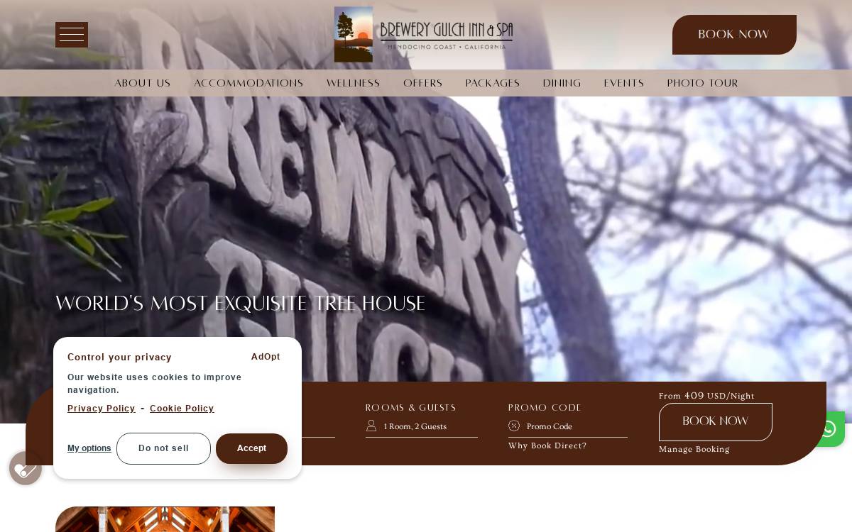 Brewerygulchinn website preview