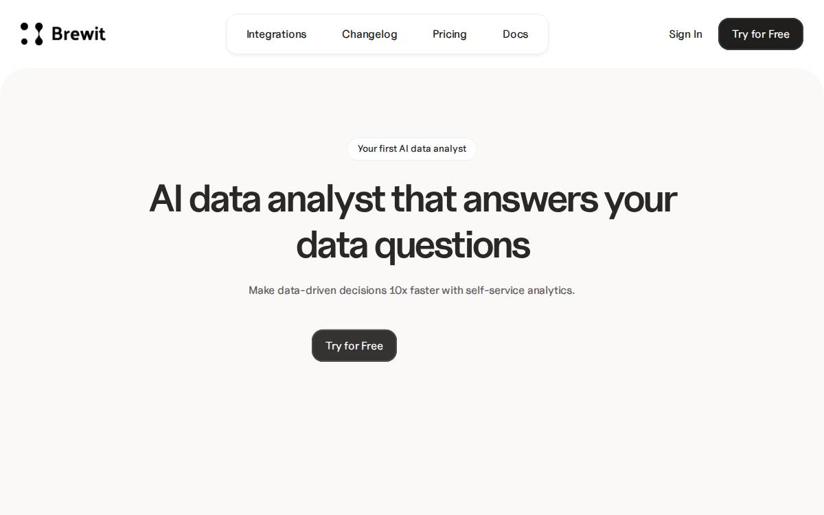 Brewit website preview