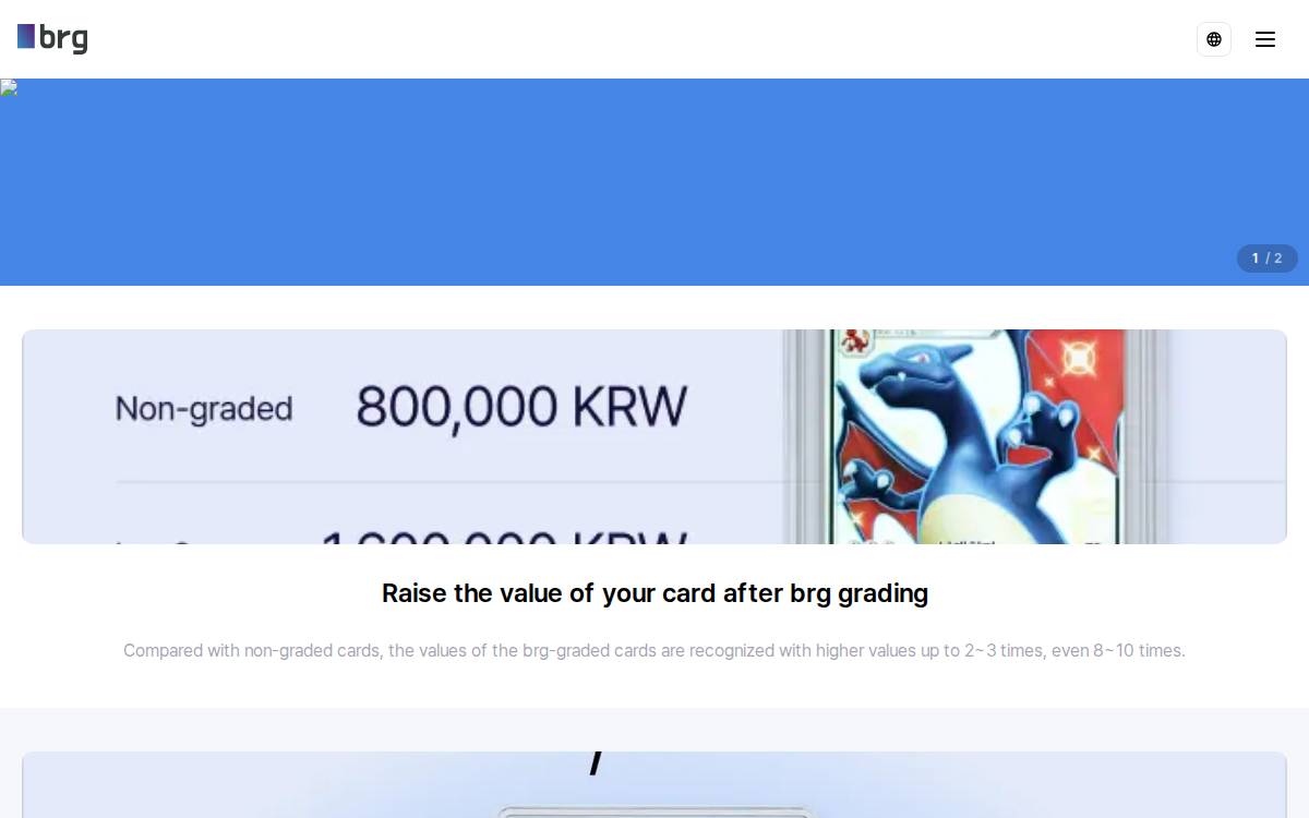Brgcard website preview