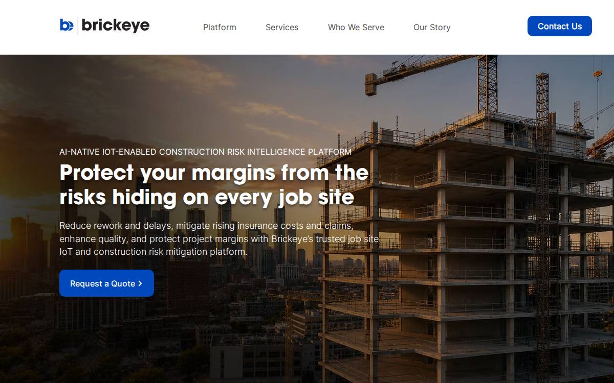 Brickeye website preview