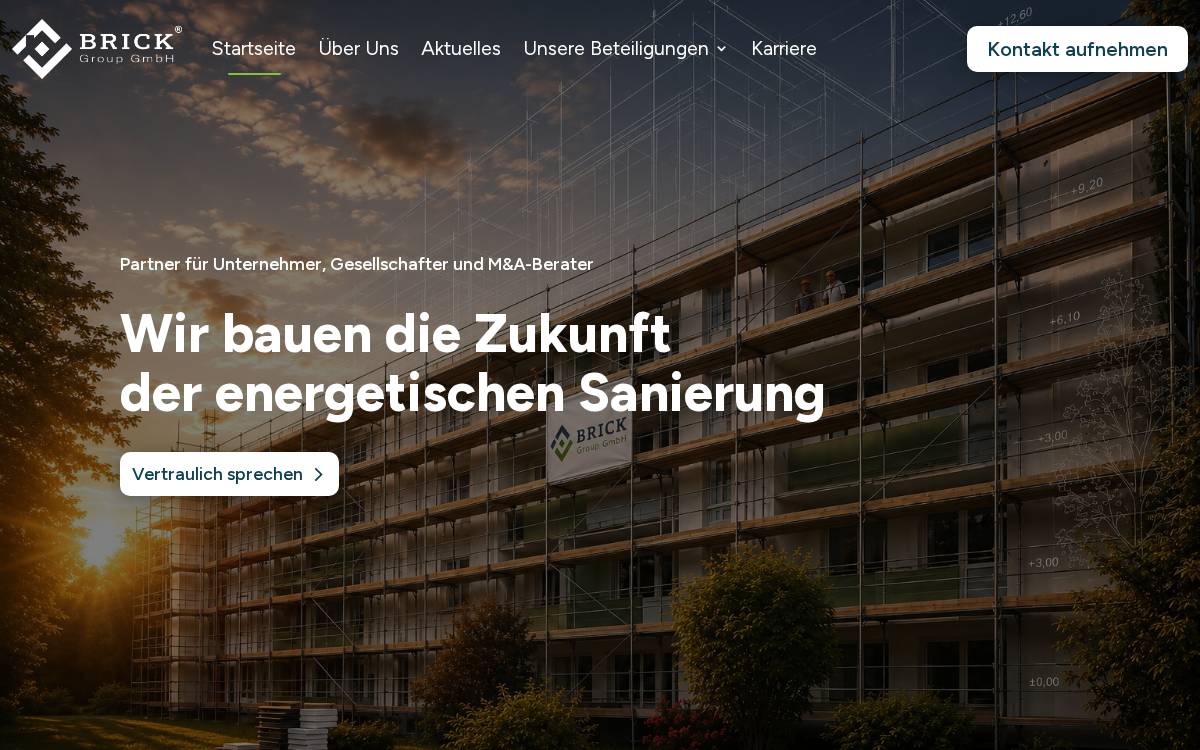 Brickgroup website preview
