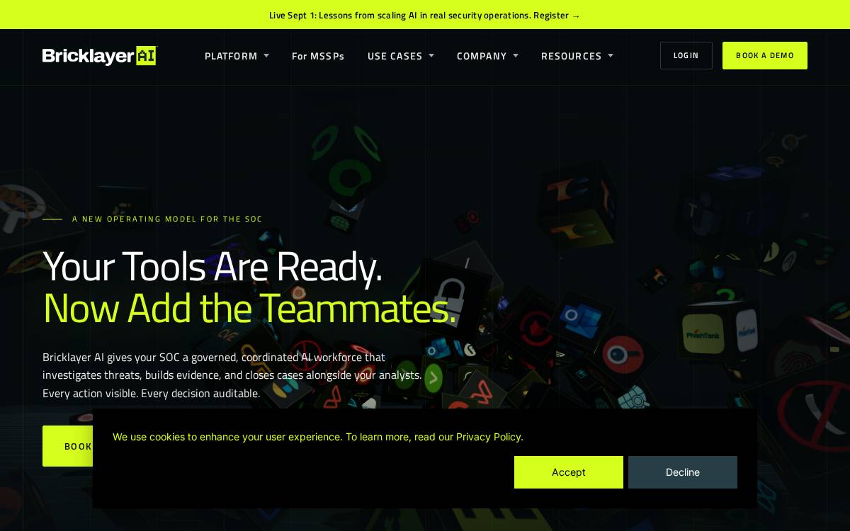 Bricklayer website preview