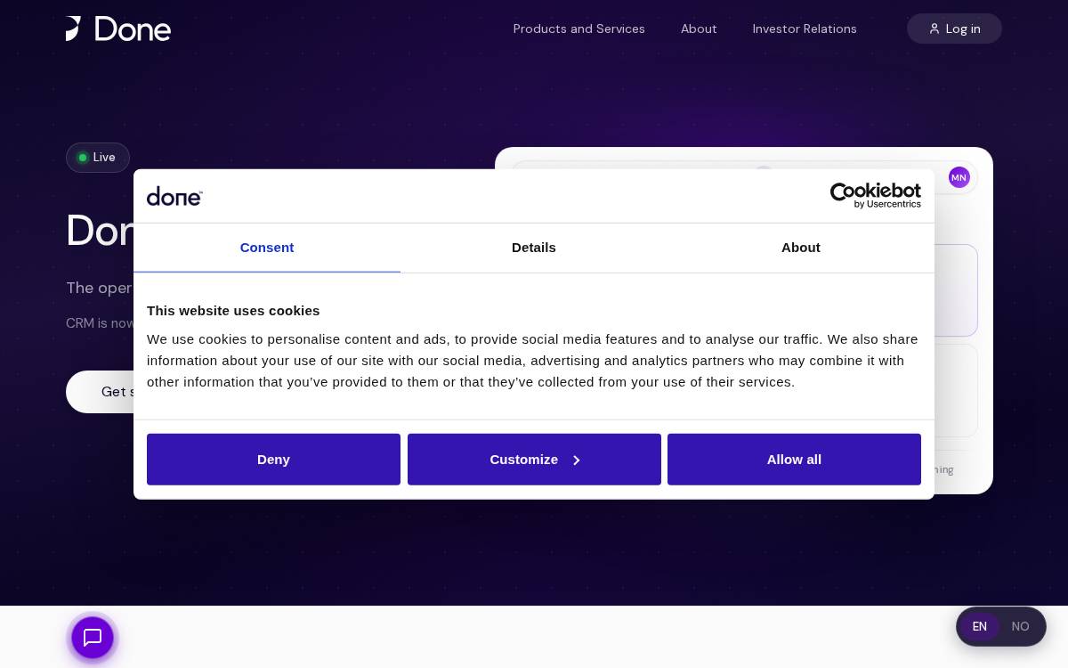 Bricknode website preview