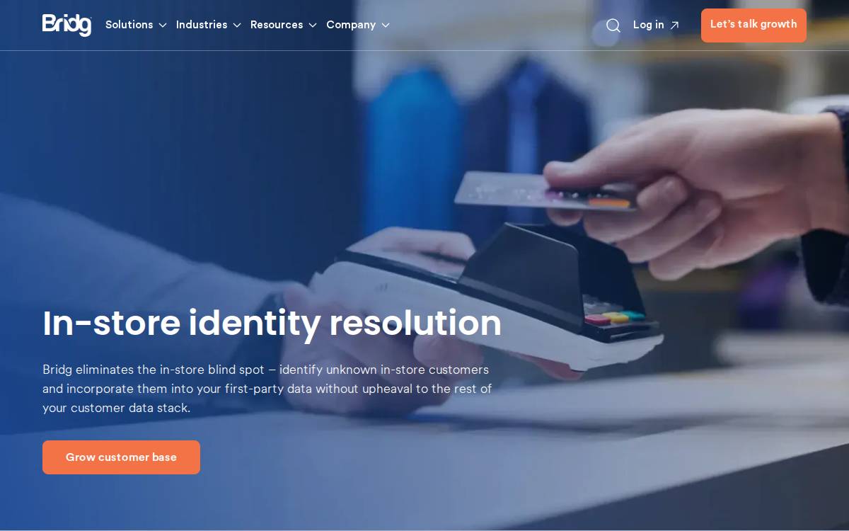 Bridg website preview