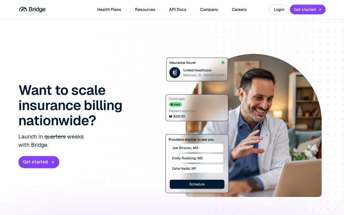Bridge website preview