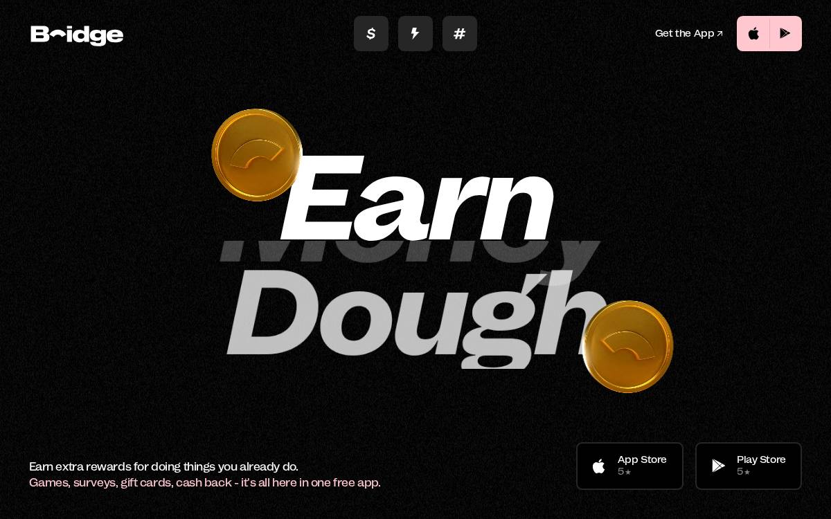 Bridge money website preview