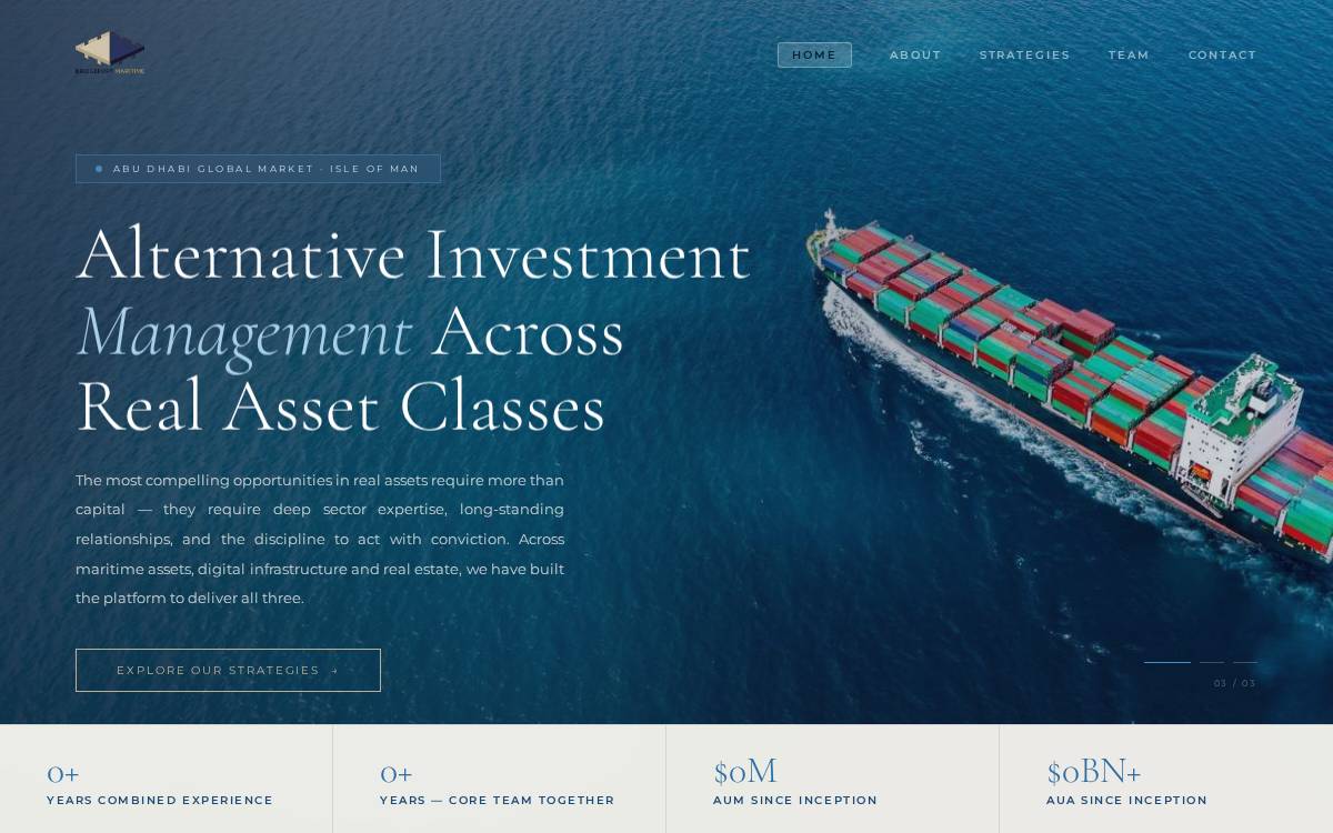 Bridgefort Maritime website preview