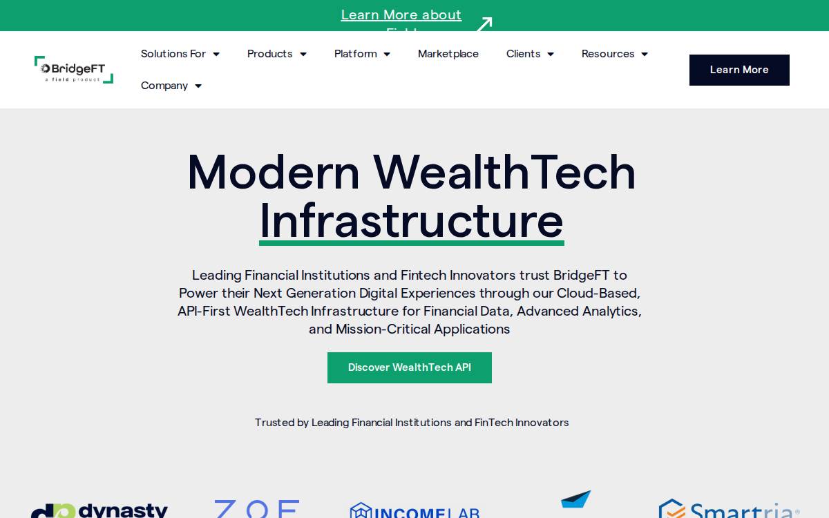 Bridge FT website preview