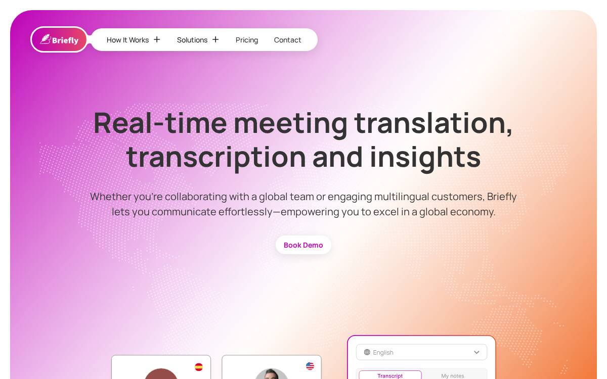 Brieflyai website preview