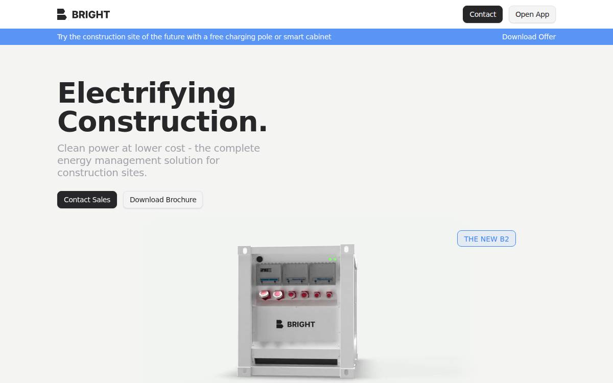 Bright Energy website preview