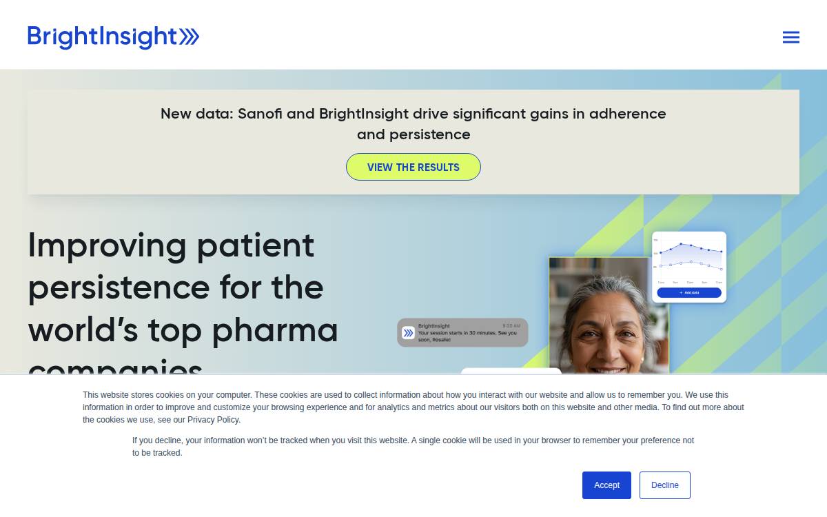 Brightinsight website preview
