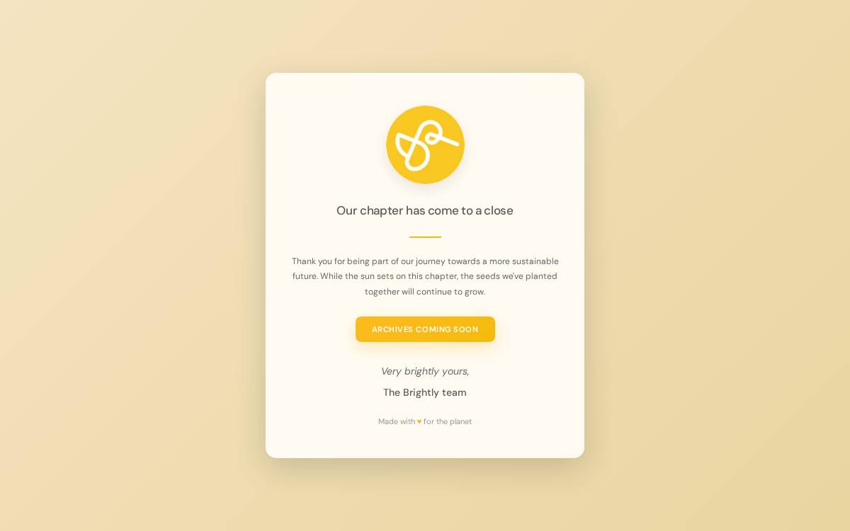 Brightly website preview