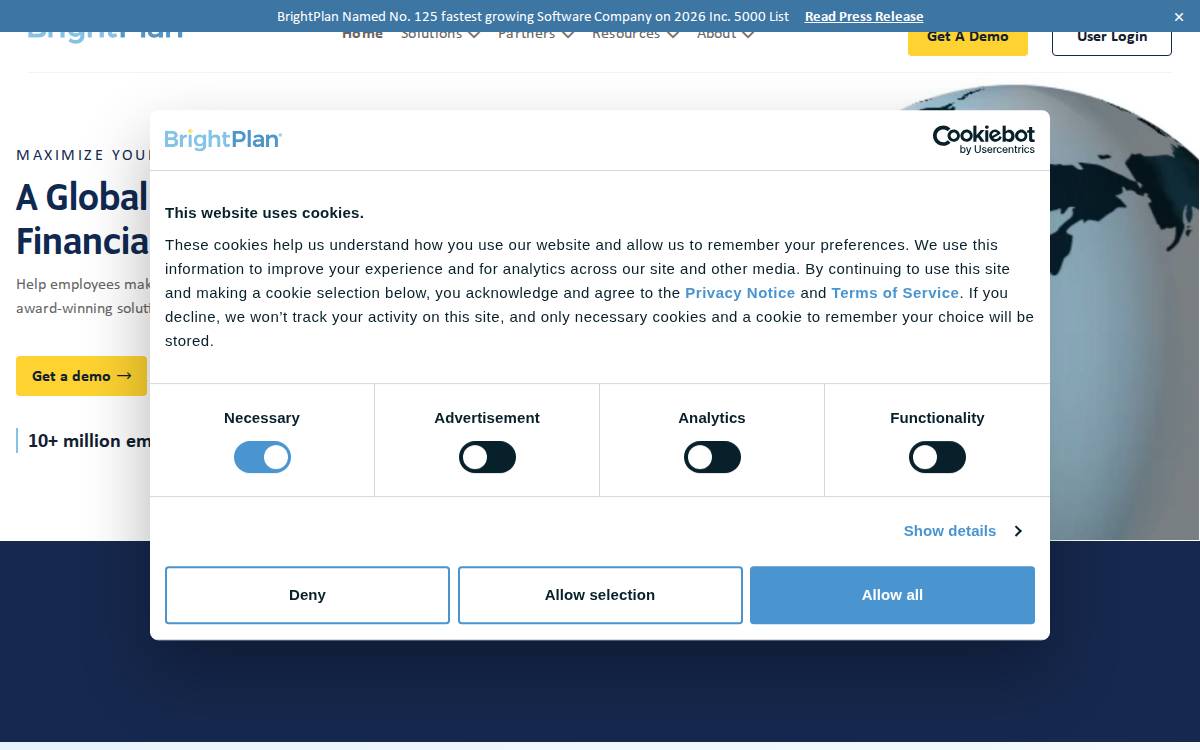 BrightPlan Group website preview