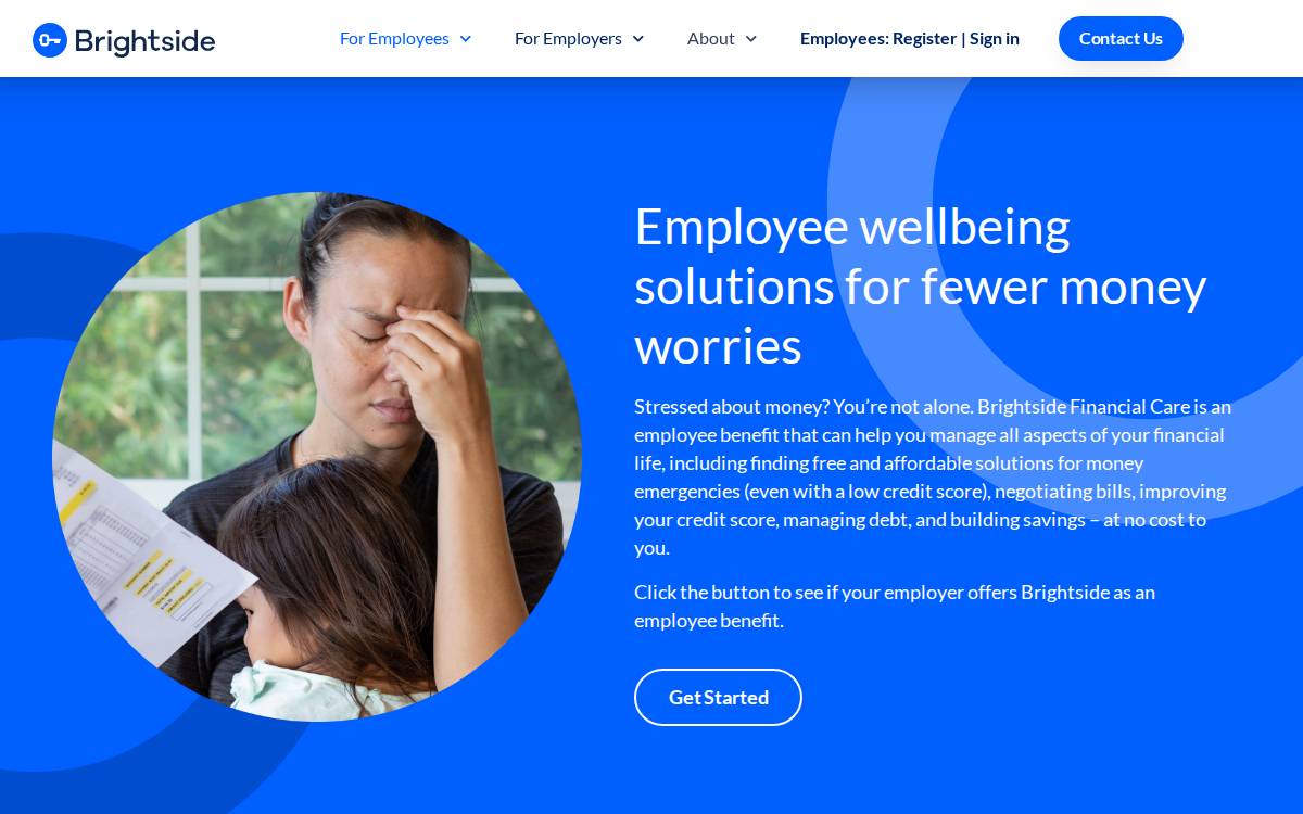 Brightside website preview