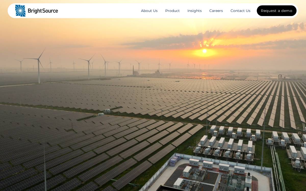 BrightSource Energy website preview