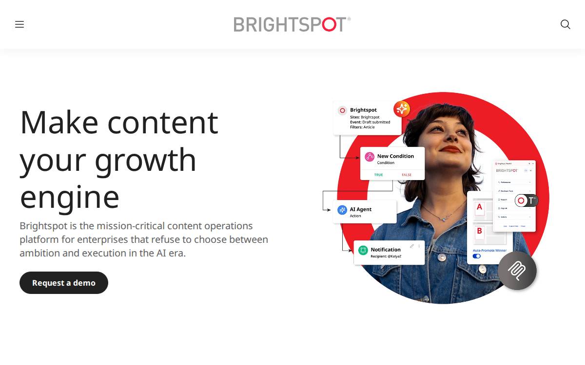 Brightspot website preview