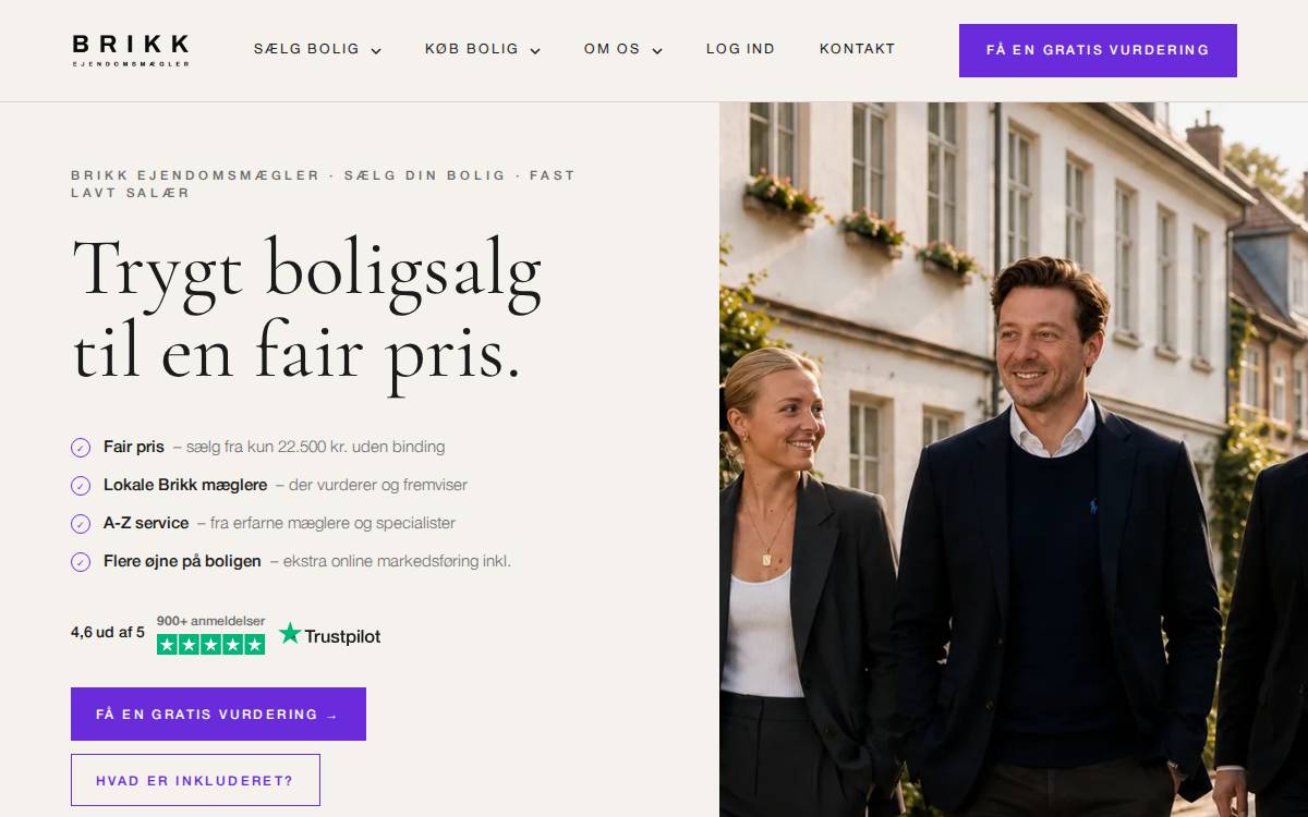 Brikk website preview