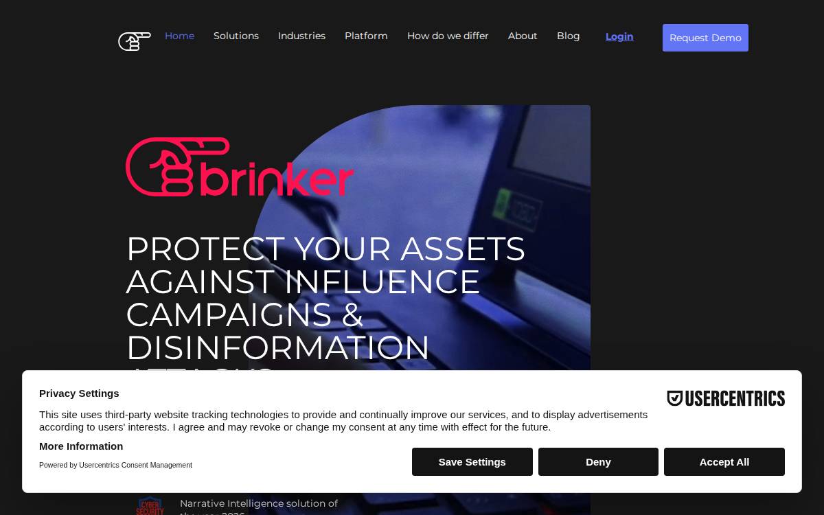 Brinker website preview