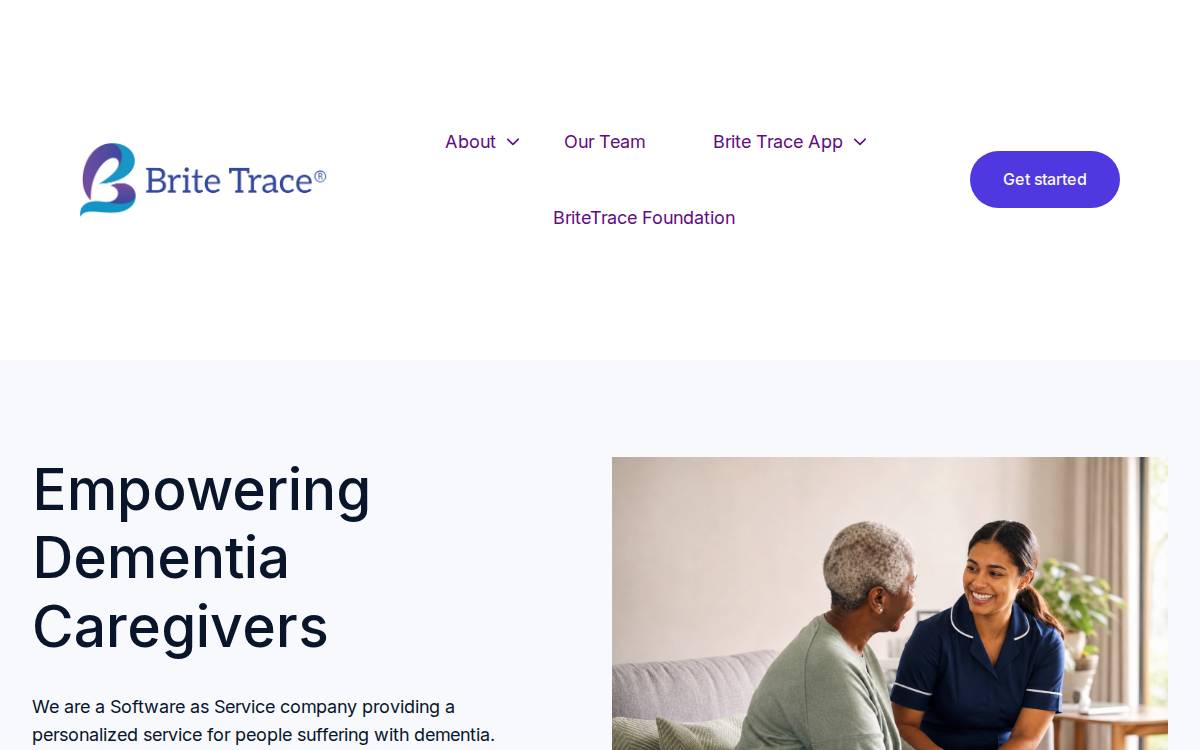Britetrace website preview