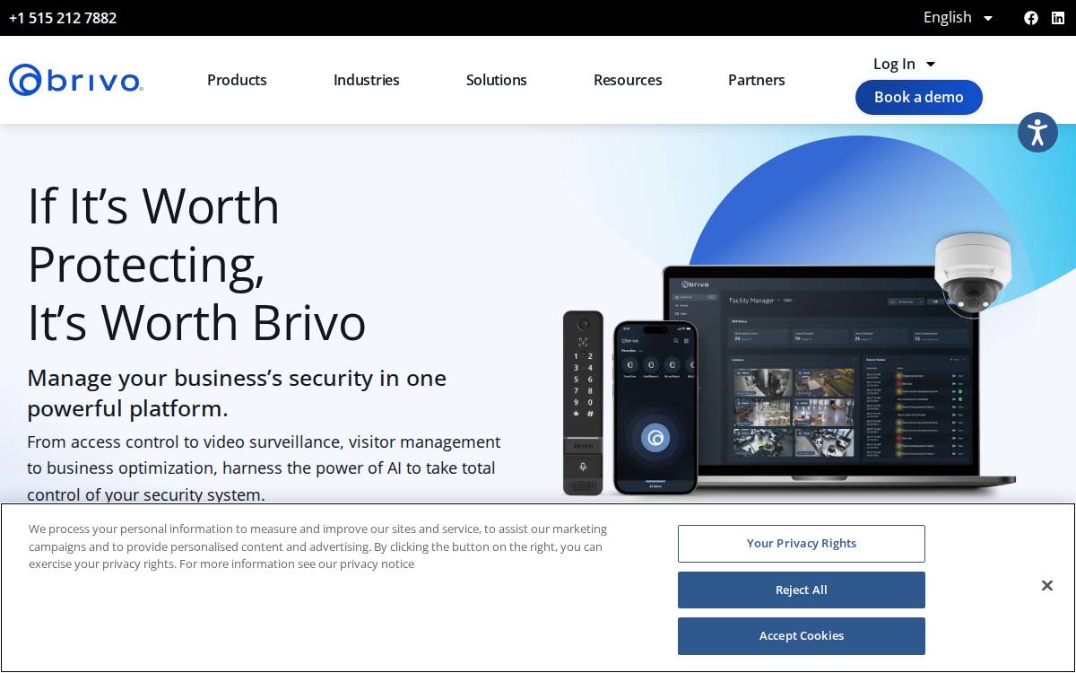 Brivo website preview