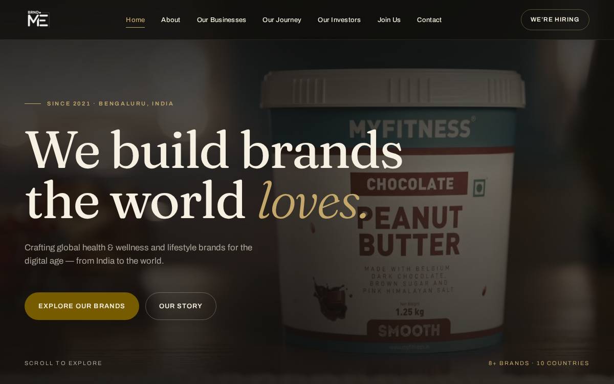 Brnd Me website preview
