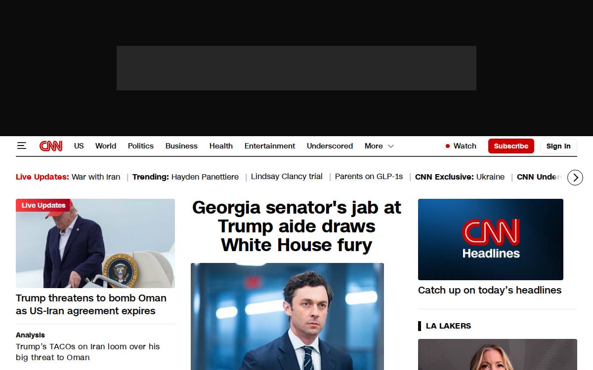 Broadband Access website preview