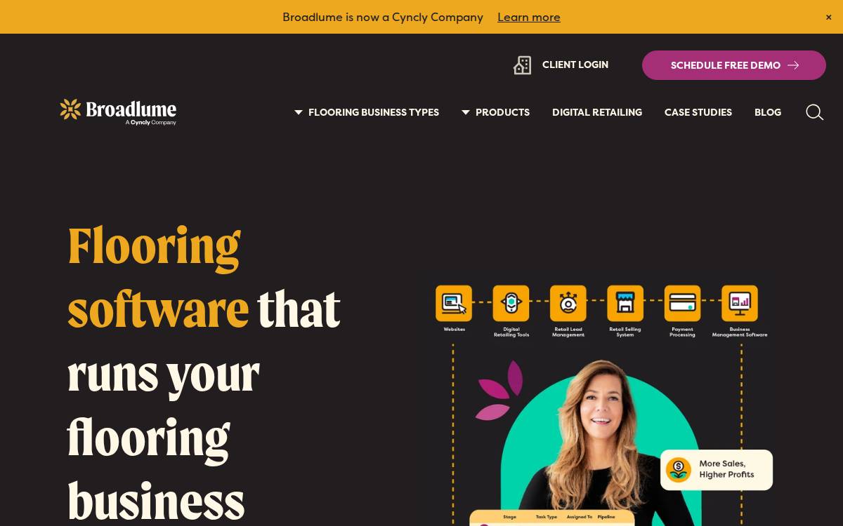 Broadlume website preview
