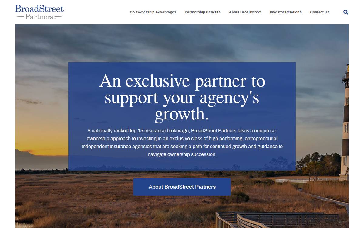 Broadstreetcorp website preview